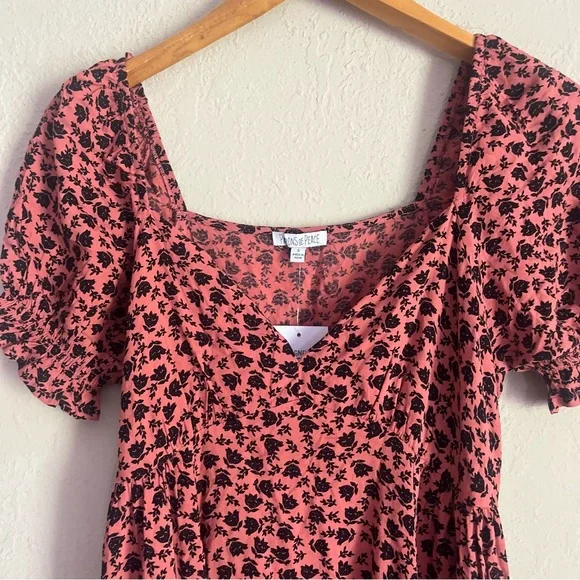 NWT Patrons Of Peace High To Low Maxi Dress in Floral Print - Picture 2 of 7